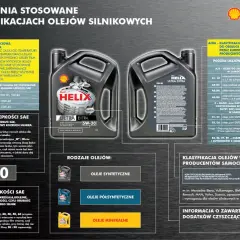 Olej silnikowy Shell Helix Ultra Extra 5W-30, z technologią Active Cleansing Agents, zapewnia ochronę silnika w różnych warunkach.
