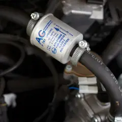 Filtr gazu LPG/CNG AG F 781. Pokazuje jak wymienić filtr gazu w samochodzie, element kluczowy dla prawidłowego działania instalacji.