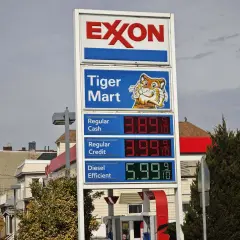 Cena litra diesla w USA na stacji Exxon to 5.99$.