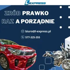 Chcesz wiedzieć, ile kosztuje prawo jazdy AM? Zobacz ofertę L-Express. Szkolimy na samochody i motocykle.