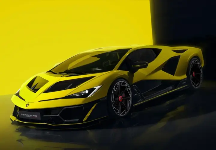 Żółte Lamborghini Fenomeno, marzenie wielu. Zastanawiasz się, ile kosztuje Lamborghini sto? To cudo techniki i designu.