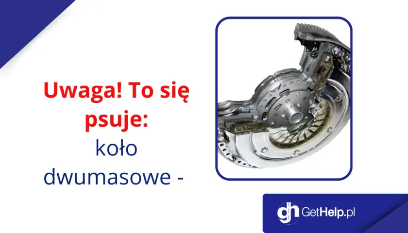 Koło dwumasowe w silnikach benzynowych może ulec awarii. Zobacz przekrój elementu.