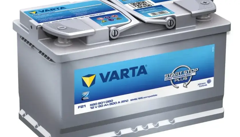 Akumulator Varta 12V 80Ah 800A AGM. Idealny do diesla 1.7, zapewni moc do rozruchu.