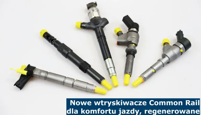 Pięć wtryskiwaczy Common Rail, które są lepsze dla diesla: nowe dla komfortu jazdy czy regenerowane dla osiągów?